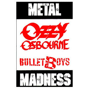 Ozzy Osbourne Laminated Backstage Pass Front