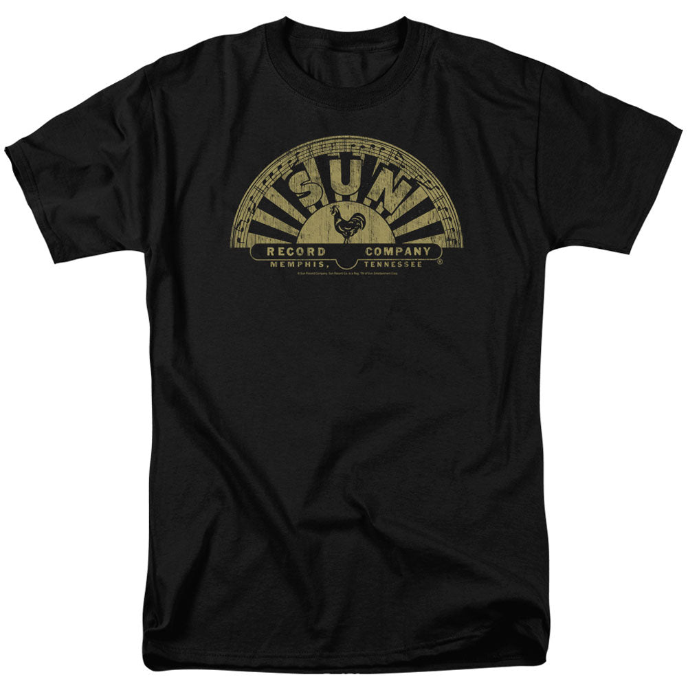 Sun Records Tattered Logo Adult T-shirt