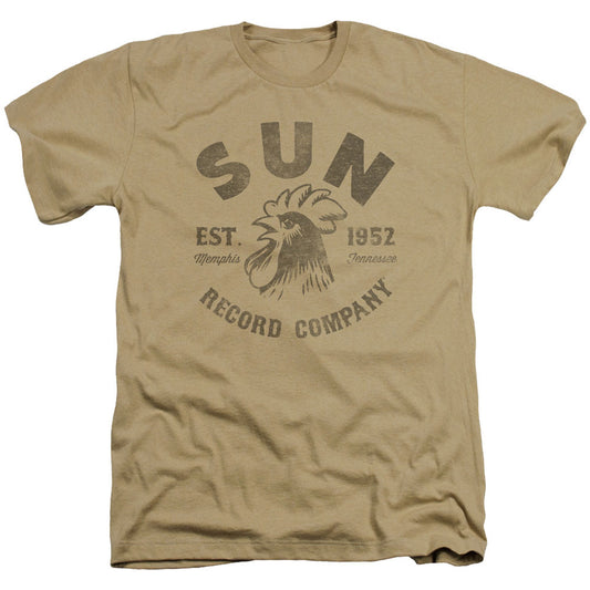 Sun Records Vintage Logo Adult Heather 40% Poly T-shirt