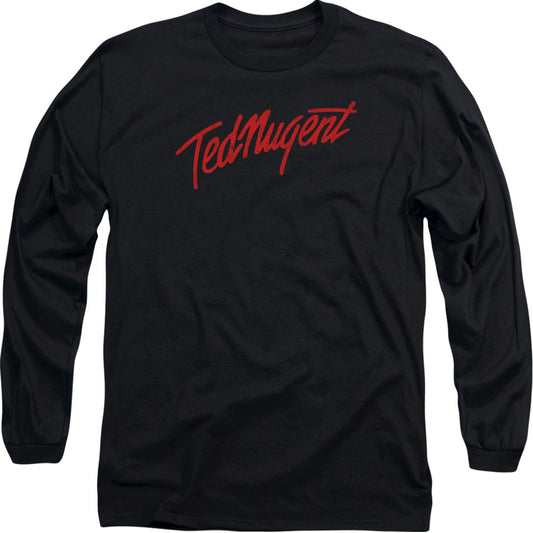 Ted Nugent Distress Logo  Long Sleeve Front