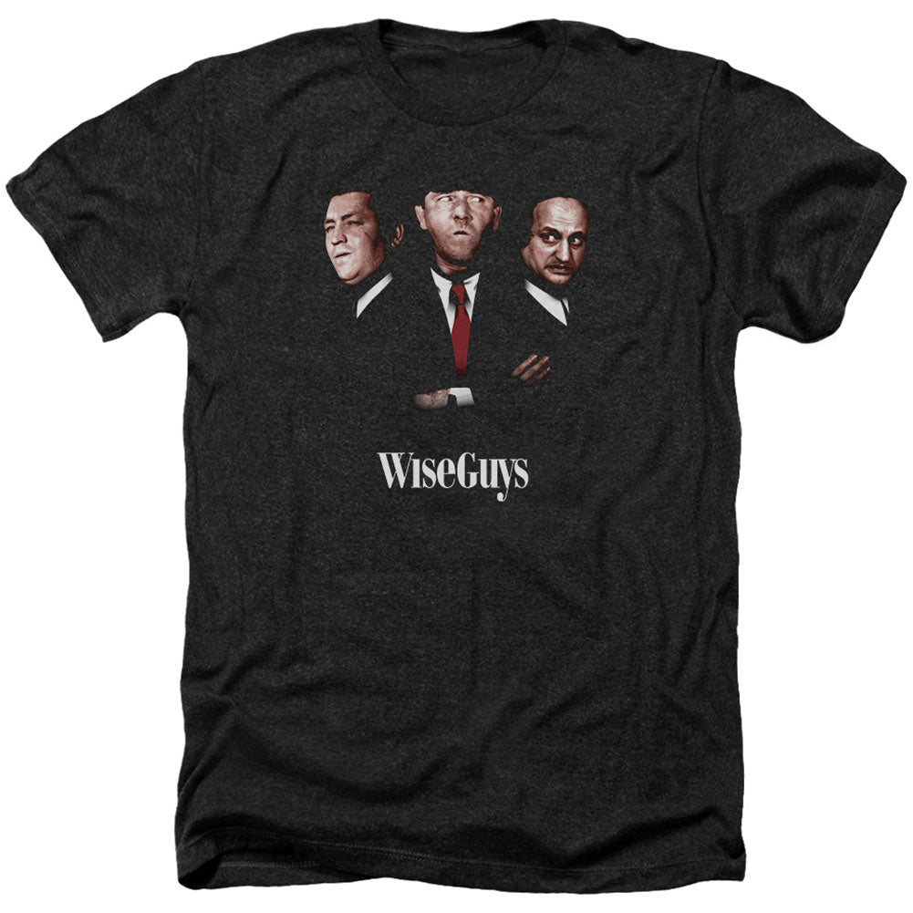 Three Stooges Three Stooges Wiseguys Adult Heather 40% Poly T-shirt