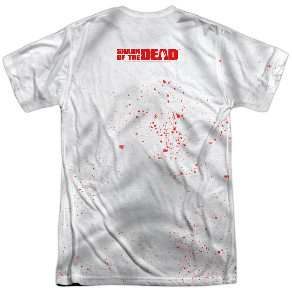 Shaun Of The Dead Bloody Shirt 100% Poly Sublimation T-shirt