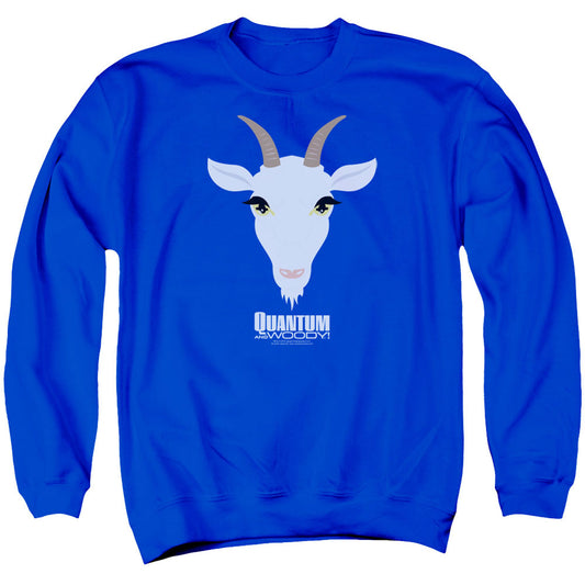 Quantum And Woody Goat Head Adult Sweatshirt Front