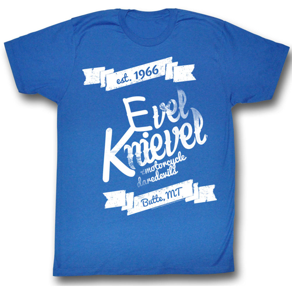 Evel Knievel Est 1966 Slim Fit T-shirt Front