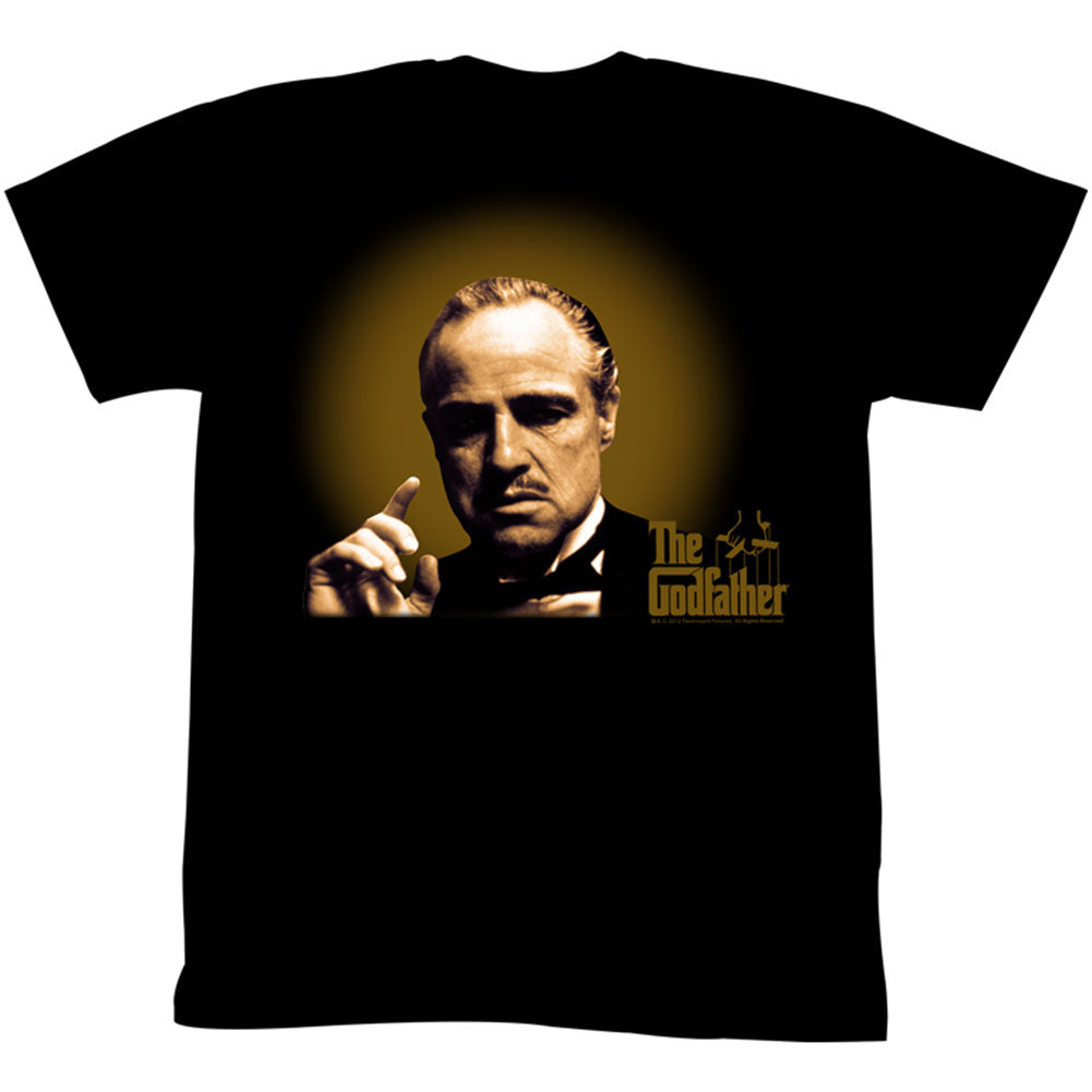 Godfather Glowing And Showing Slim Fit T-shirt Front