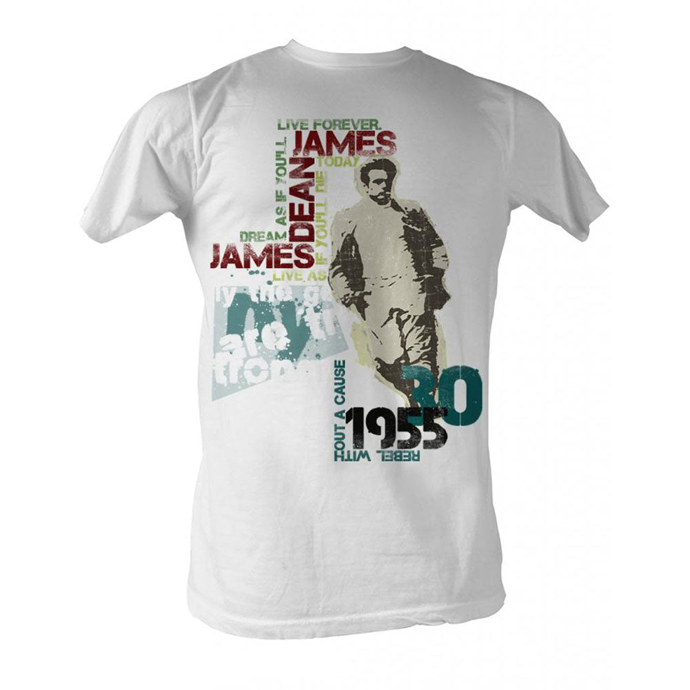 James Dean Dean Typography Slim Fit T-shirt Front
