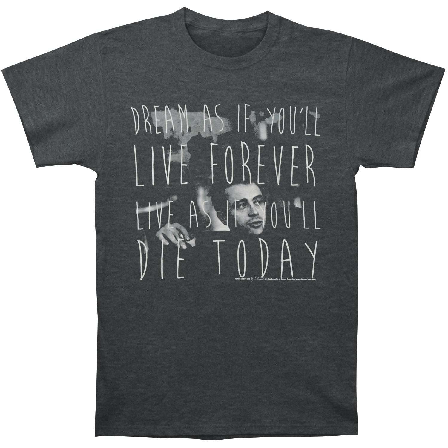 James Dean Die Today Slim Fit T-shirt Front