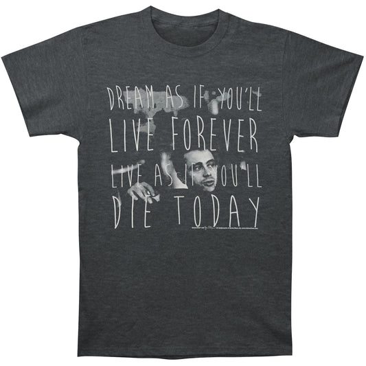 James Dean Die Today Slim Fit T-shirt Front