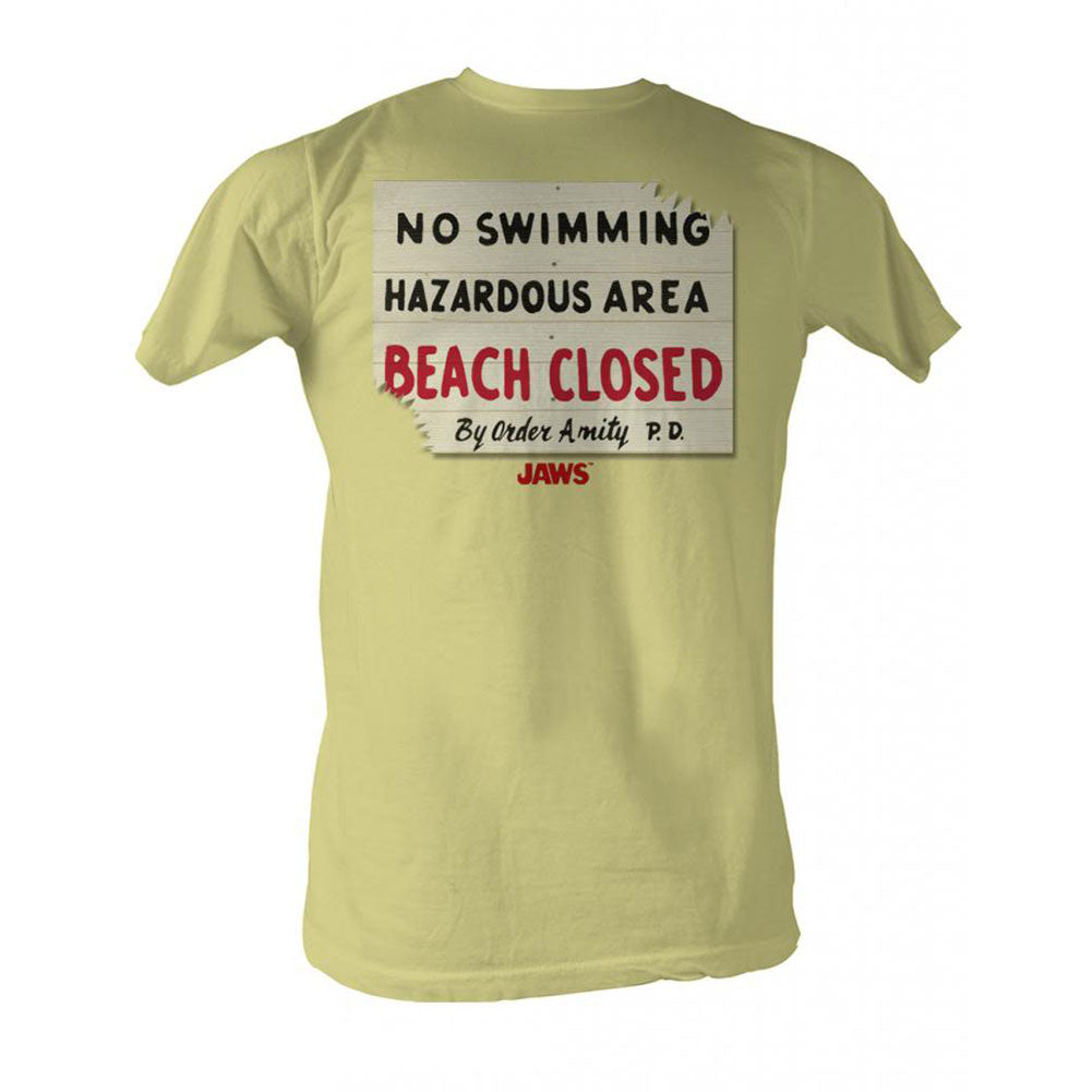 Jaws Hazardous Slim Fit T-shirt Front
