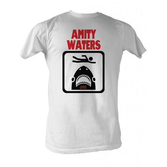 Jaws Amity Waters Slim Fit T-shirt Front