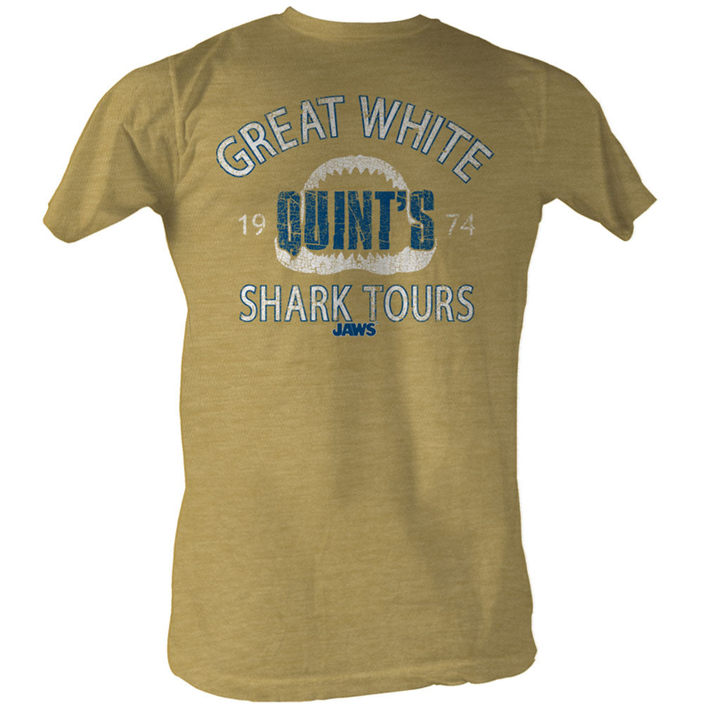 Jaws Shark Tour2 Slim Fit T-shirt Front
