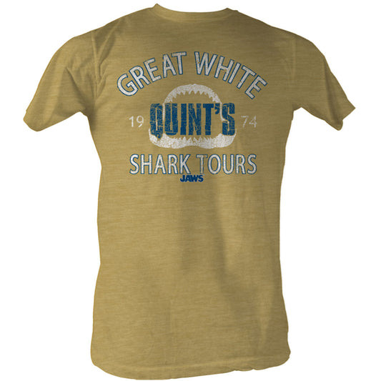Jaws Shark Tour2 Slim Fit T-shirt Front