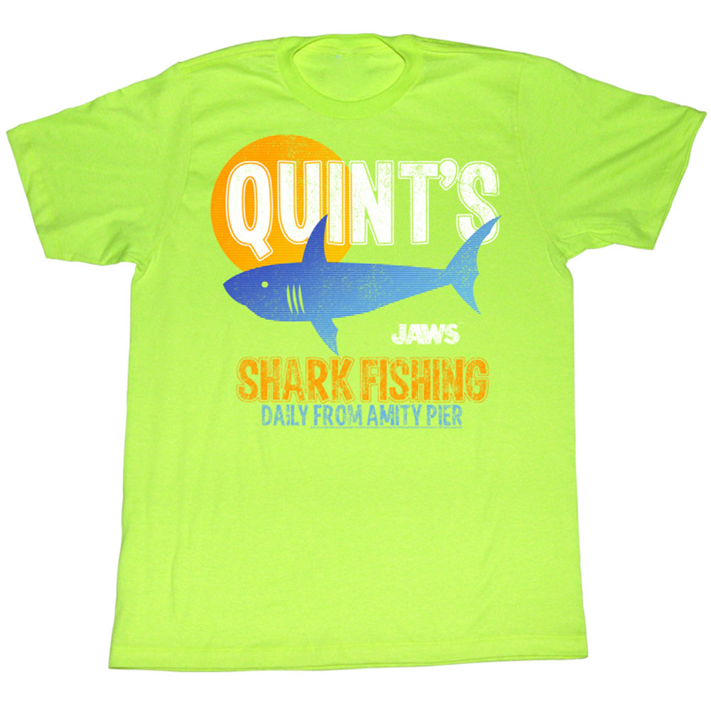 Jaws Quint Fish Slim Fit T-shirt Front