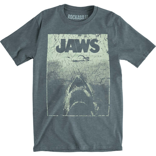 Green Jaws Slim Fit T-shirt Front