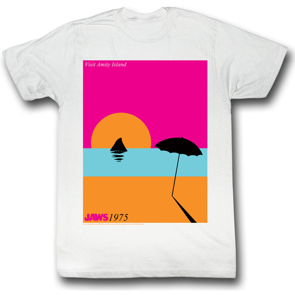 Jaws Visiting Slim Fit T-shirt Front