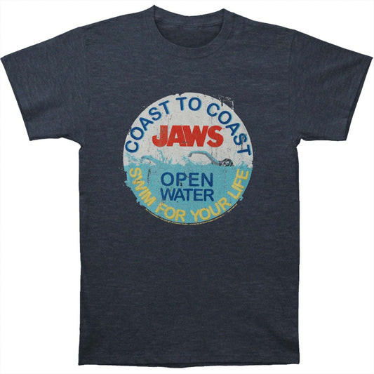 Jaws Swim For Your Life Slim Fit T-shirt Front