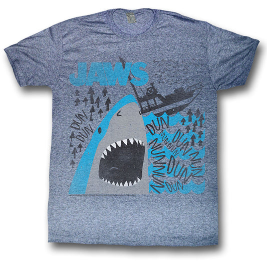 Jaws Dun Nun  Slim Fit T-shirt Front