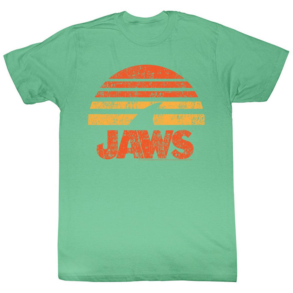 Jaws Shark Sun Slim Fit T-shirt Front