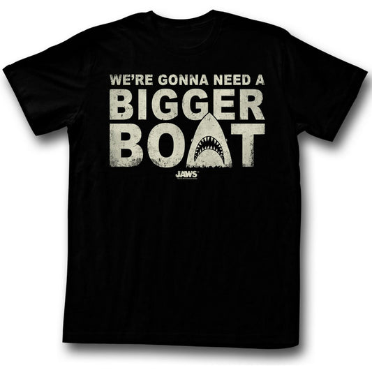 Jaws Bigger Boat Slim Fit T-shirt Front
