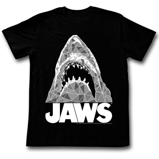 Jaws Geometric Sharks Slim Fit T-shirt Front