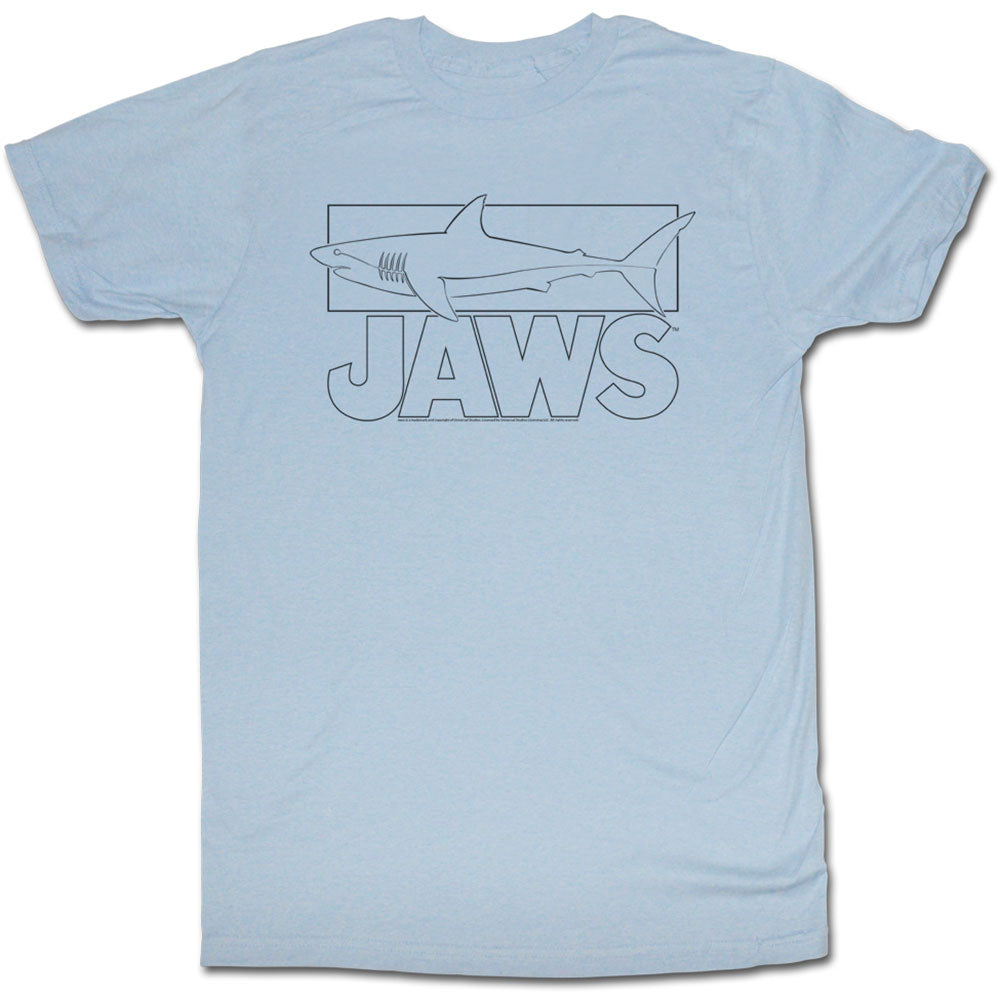 Jaws Line Shark Slim Fit T-shirt Front