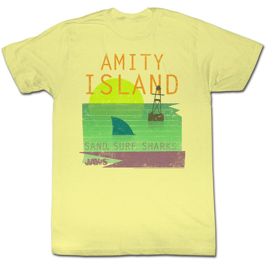 Jaws Sandsurfsharks Slim Fit T-shirt Front