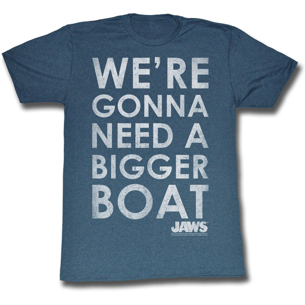 Jaws Bigger Boat Slim Fit T-shirt Front