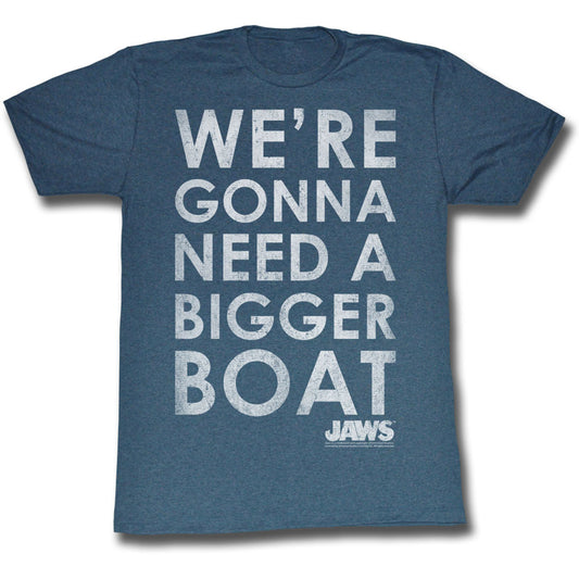 Jaws Bigger Boat Slim Fit T-shirt Front