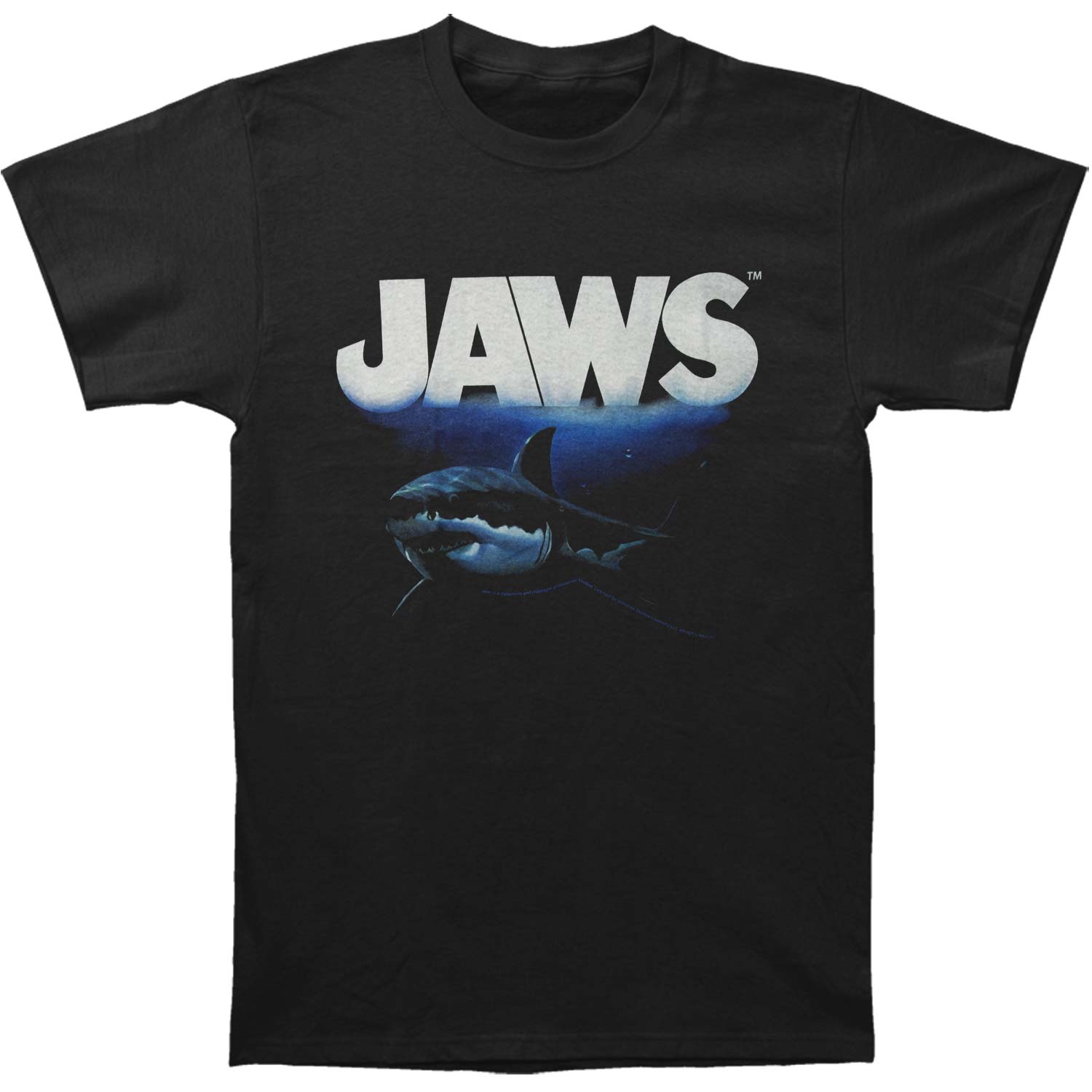 Jaws Deep Blue Sea Slim Fit T-shirt Front