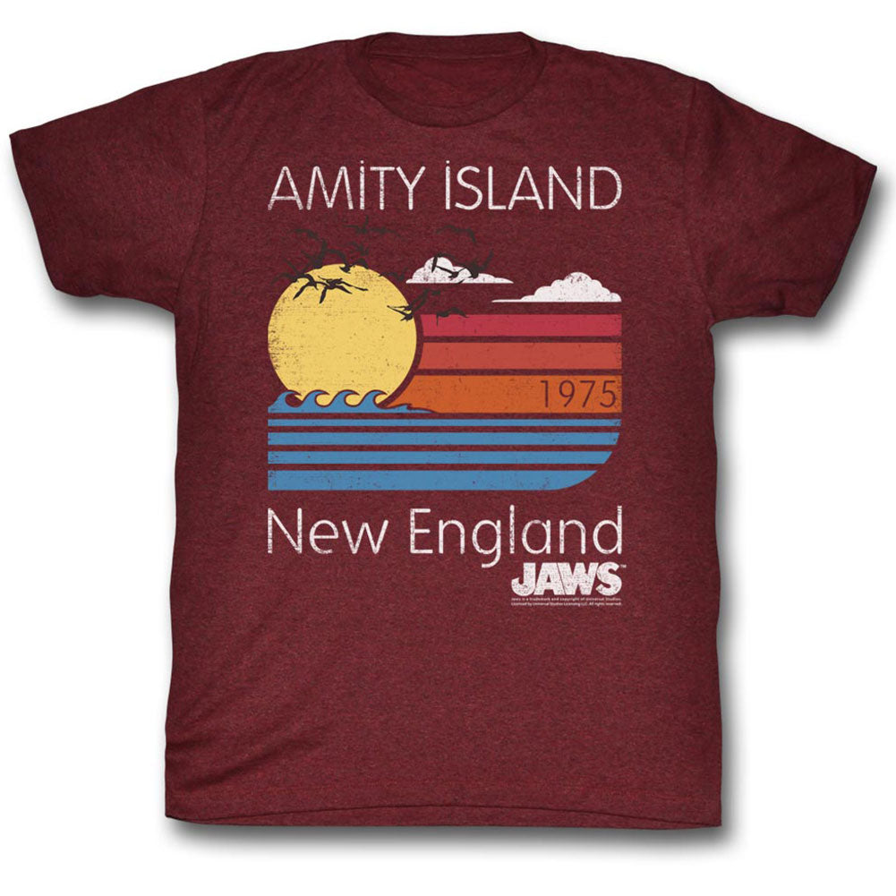 Jaws Sunset Slim Fit T-shirt Front