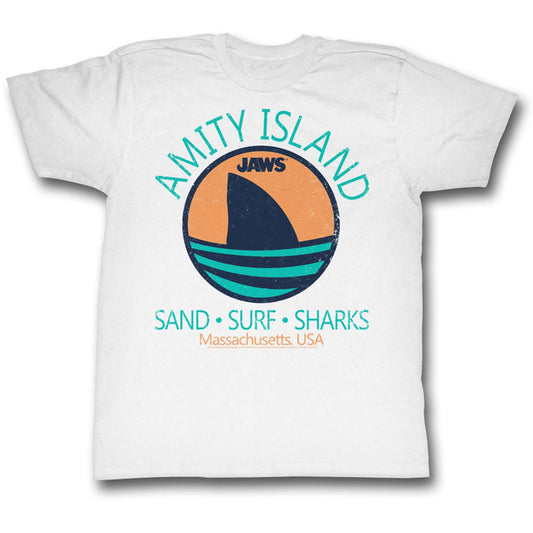 Jaws Shark Fin Slim Fit T-shirt Front