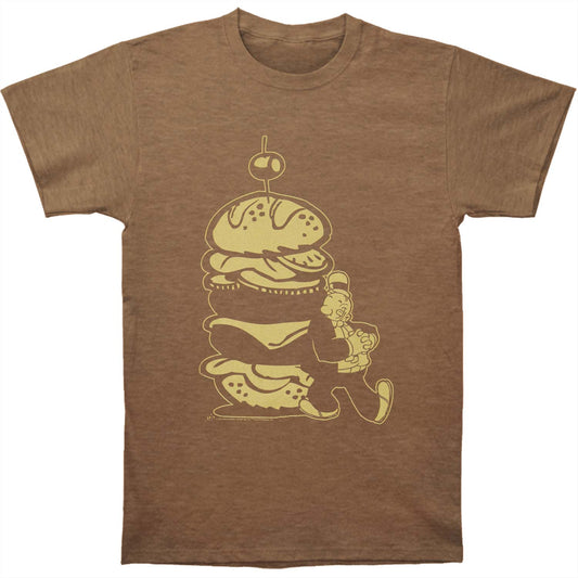 Popeye Burger For The Boy Slim Fit T-shirt Front
