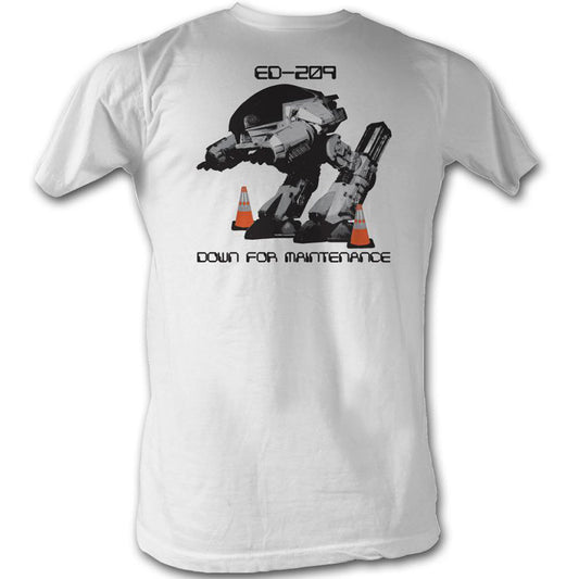 Robocop Down For Maintenance Slim Fit T-shirt Front