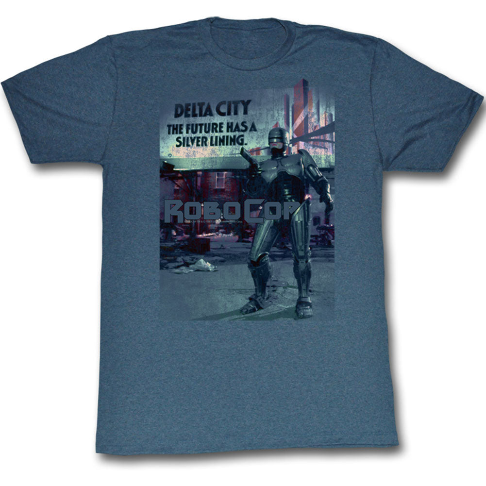 Robocop Silver Lining Slim Fit T-shirt Front
