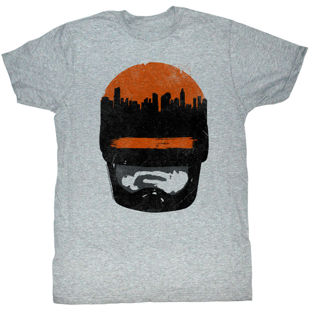 Robocop Sunset Over Delta City Slim Fit T-shirt Front