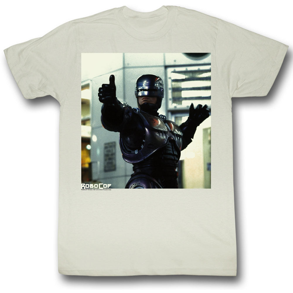 Robocop Thumbs And Ammo Slim Fit T-shirt Front