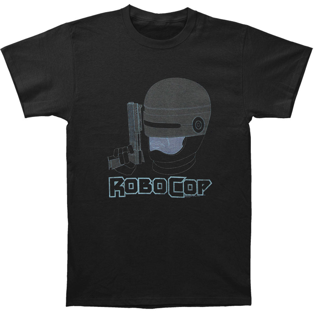 Robocop Faded Blue Slim Fit T-shirt Front