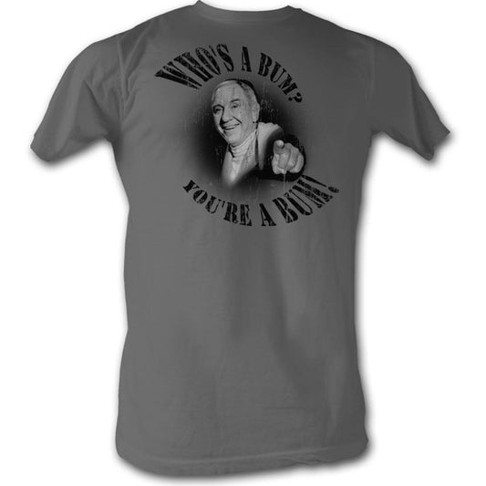 Rocky Who's A Bum? Slim Fit T-shirt Front