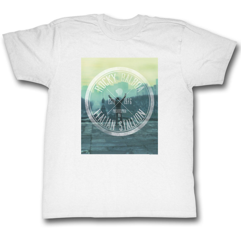 Rocky Hipster Logo Slim Fit T-shirt Front