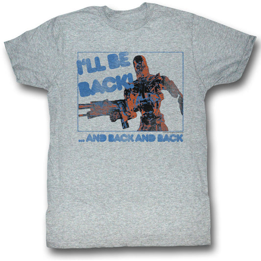 Terminator Be Back Slim Fit T-shirt Front