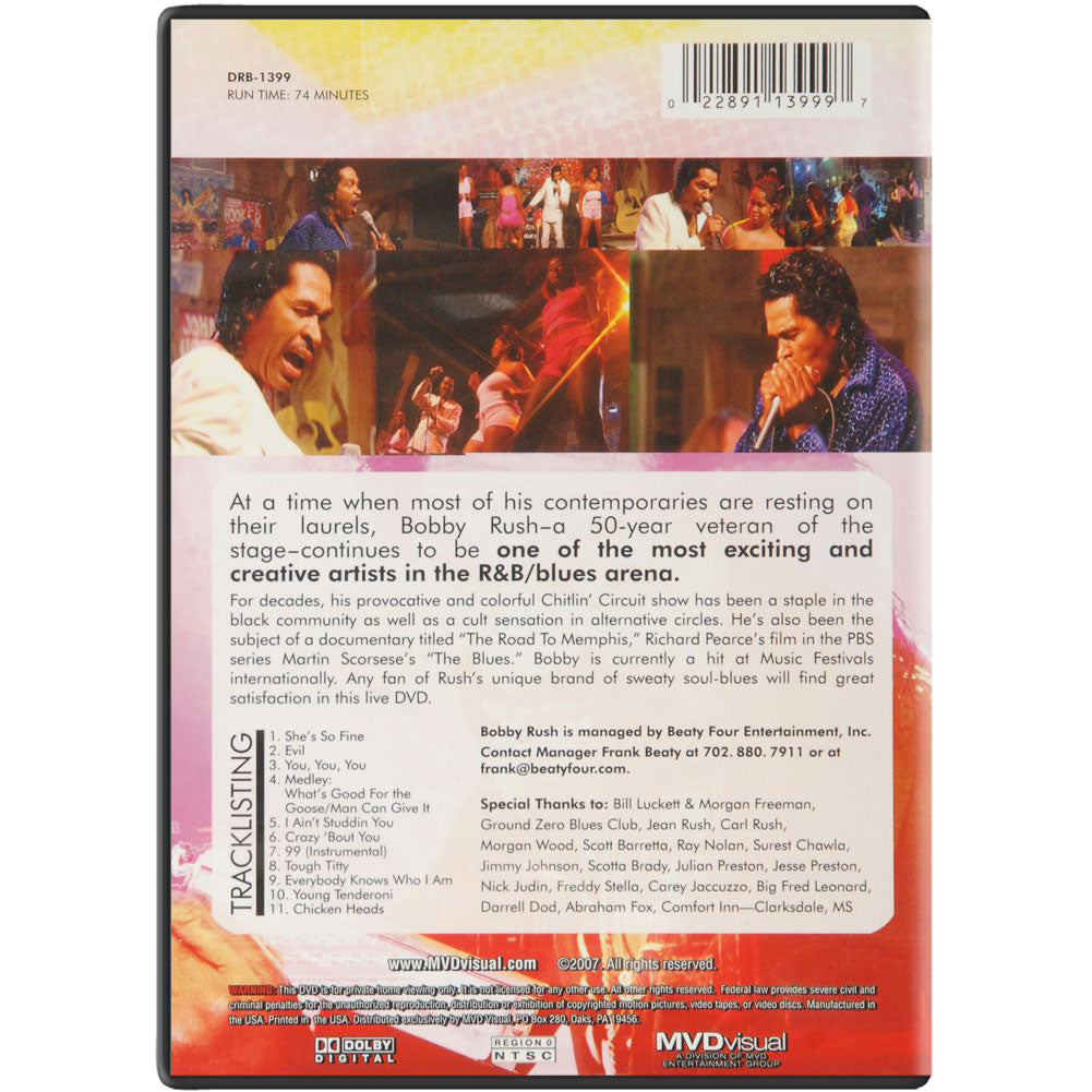 Bobby Rush Live at Ground Zero Blues Club DVD