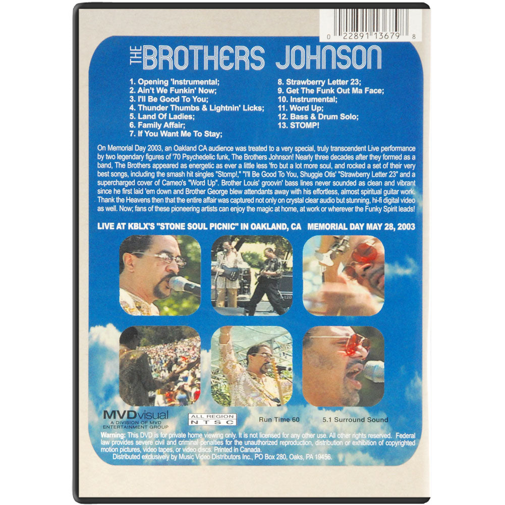 Brothers Johnson Strawberry Letter 23 Live DVD