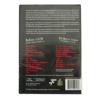 Crack The Sky All Access DVD Back