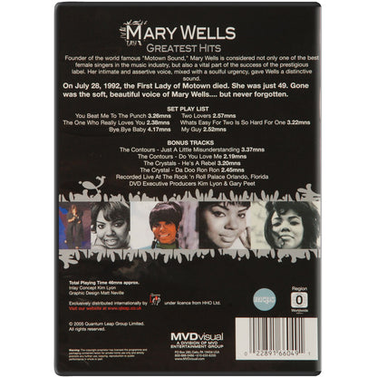Mary Wells Greatest Hits DVD