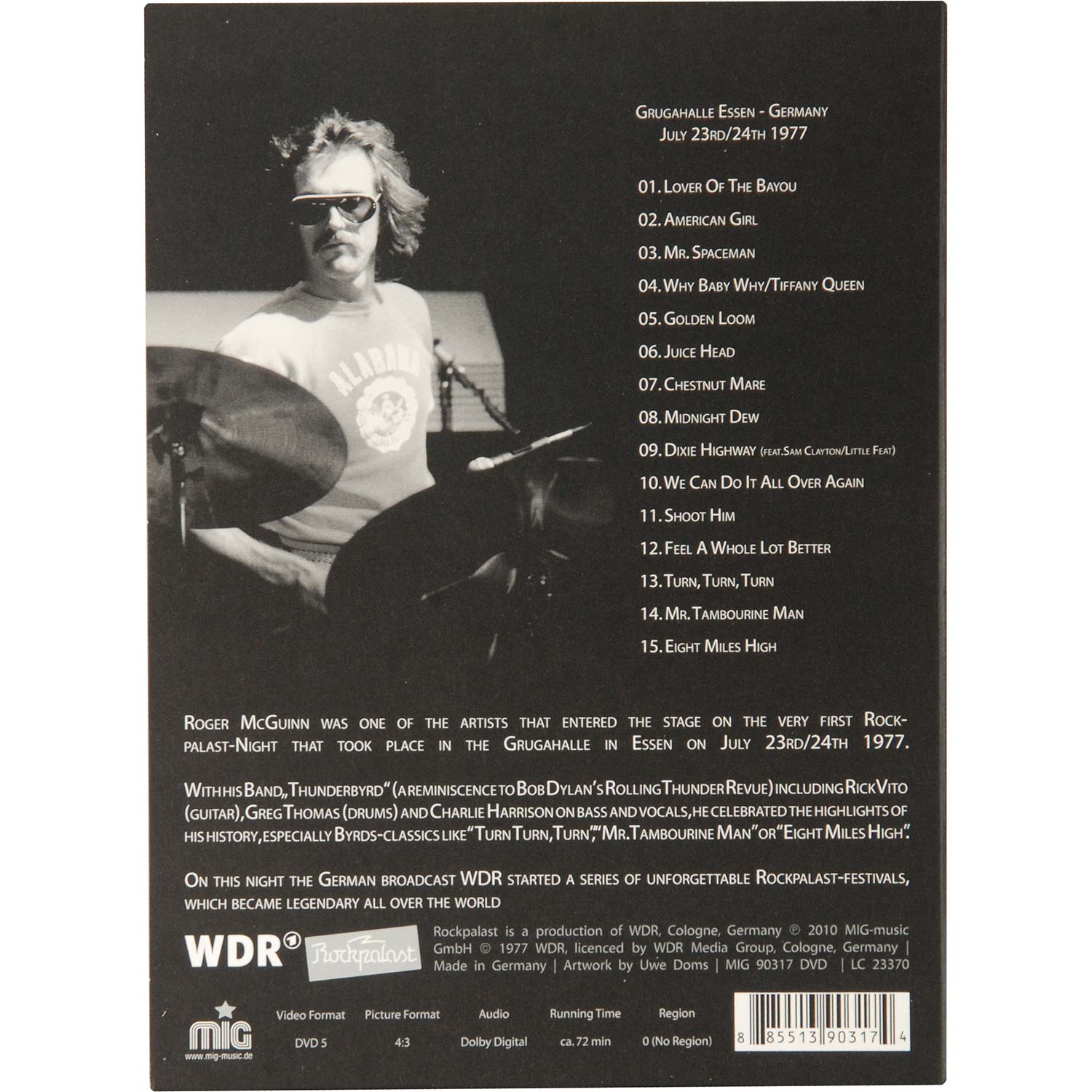 Byrds Roger McGuinn's Thunderbyrd: Rockpalast DVD