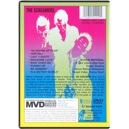 Screamers Live 1978 In San Francisco DVD