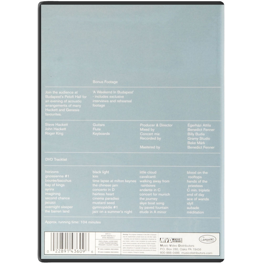 Hungarian Horizons: Live In Budapest DVD