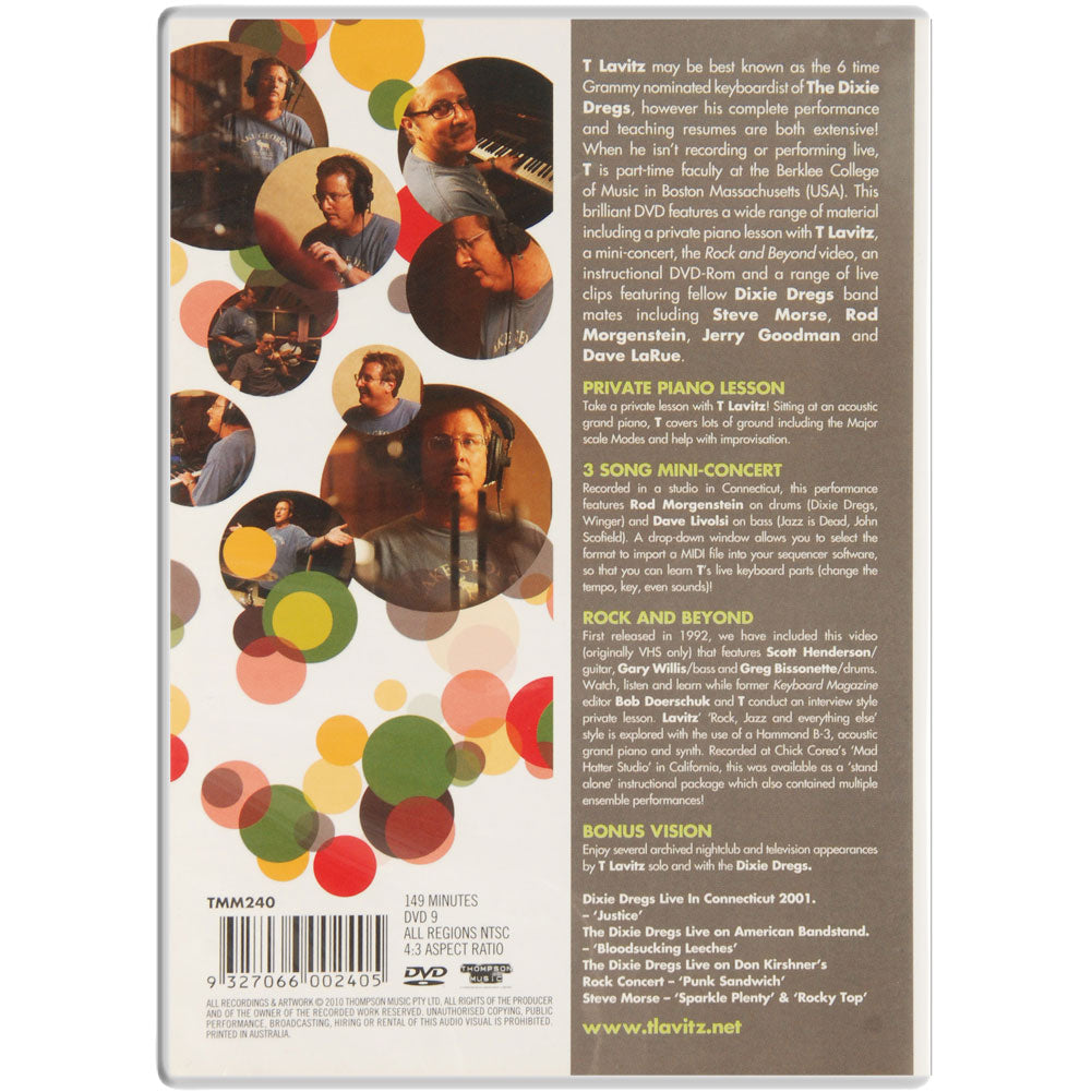 T Lavitz The Key DVD Back
