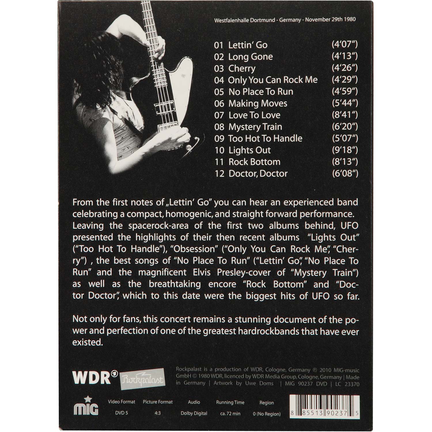 UFO Rockpalast: Hardrock Legends Vol.1 DVD