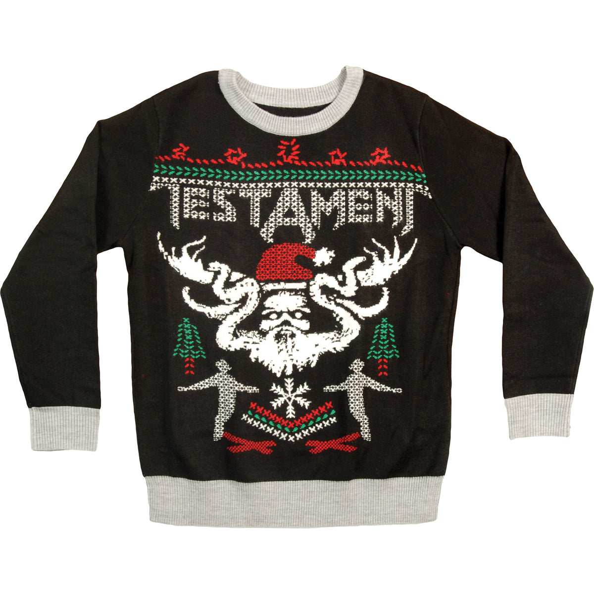 Testament Ugly Xmas Sweater Sweatshirt Front